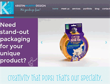 Tablet Screenshot of kristinmurphydesign.com